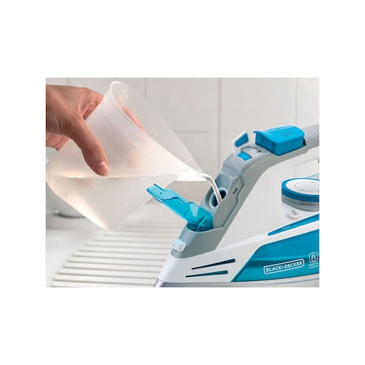 2800W Steam Iron with Auto Shutoff and Anodized Soleplate