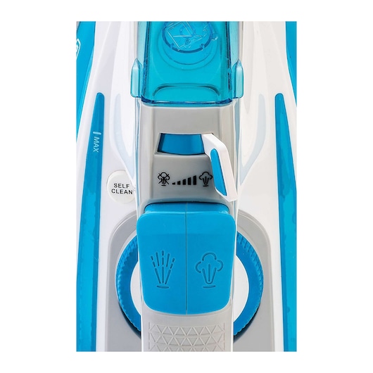 2800W Steam Iron with Auto Shutoff and Anodized Soleplate