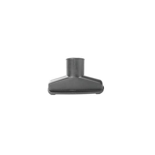 BLACKDECKER VM1880 vacuum nozzle attachment, black plastic, front angle, white background photography